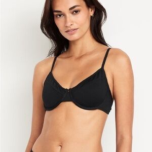 Old Navy Elegant Black Underwire Bikini Top
